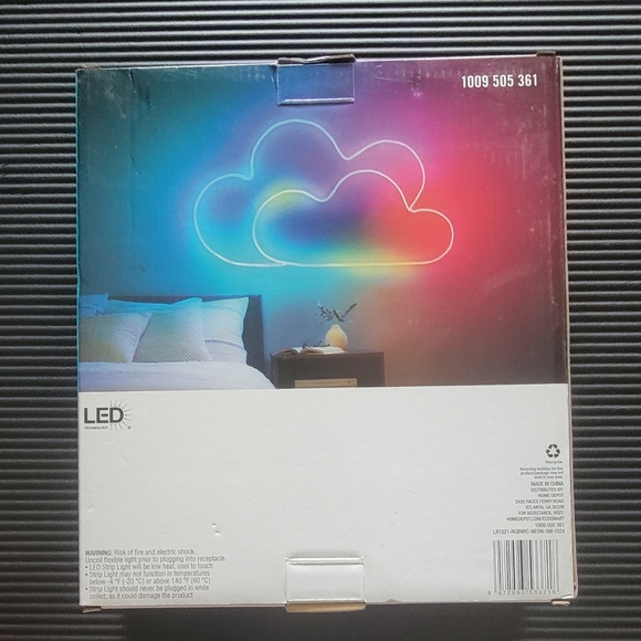 EcoSmart 16.4 ft. RGBWIC Dynamic Color Changing Dimmable Linkable Plug-I… - Picture 3 of 8